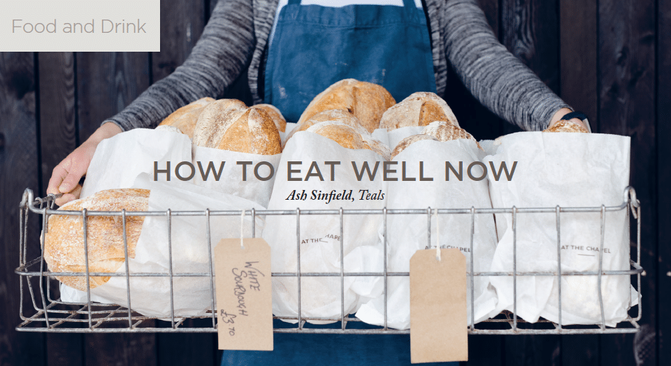 How to Eat Well Now